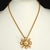 Abstract 1990s Kenneth Jay Lane Necklace Brooch Combo Gold-Plated W/ Faux Pearls For Sale - Image 3 of 5