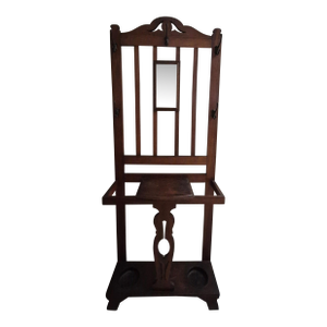 Early 20th Century Arts and Crafts Oak Hall Tree