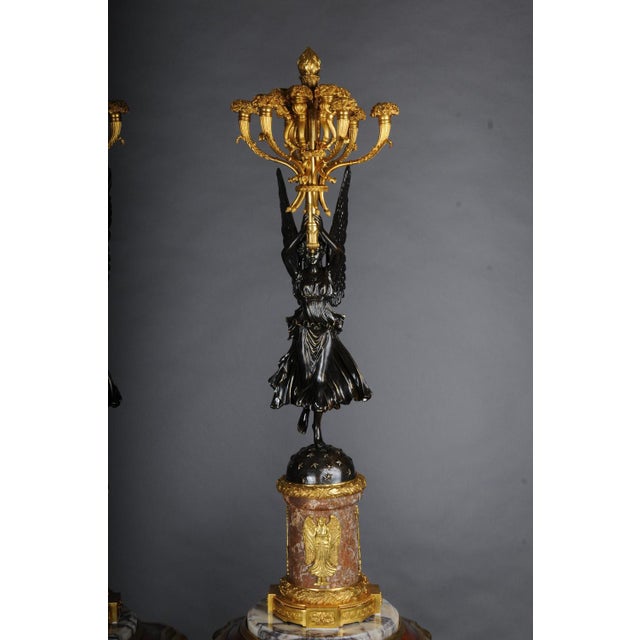 Victoria Candleholders in the style of Pierre Philippe Thomire, Set of 2 For Sale - Image 12 of 18