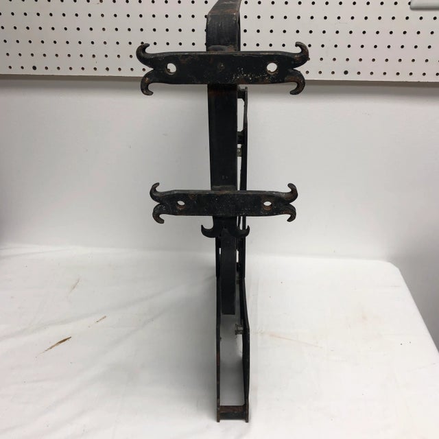 1940 English Iron Shoe & Bootmaker Trade Sign For Sale - Image 10 of 12