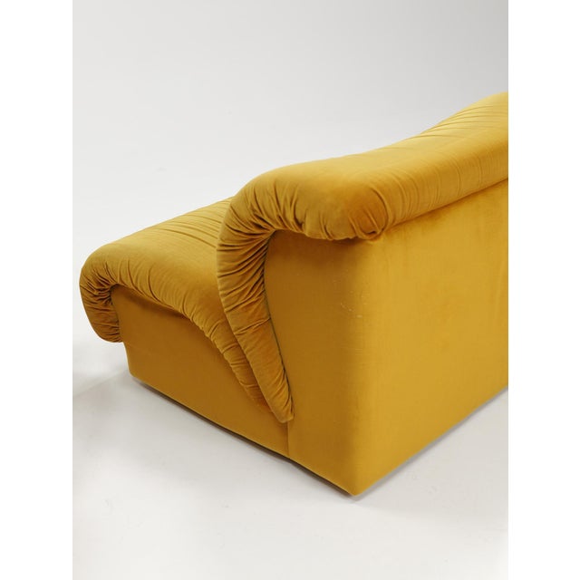 Gold Lounge Chairs from Doimo Salotti, 1970s, Set of 2 For Sale - Image 8 of 15