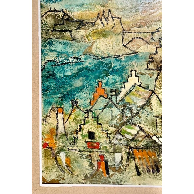 Lazzaro Donati, Italian Modernist Surrealist Architecture Landscape Oil Painting Lazzaro Donati For Sale In Miami - Image 6 of 8