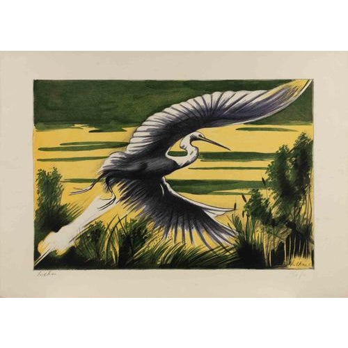 Lithograph realized in 1968. Signed and dated in the plate. Hand signed and numbered in pencil. Edition of 99. Image...