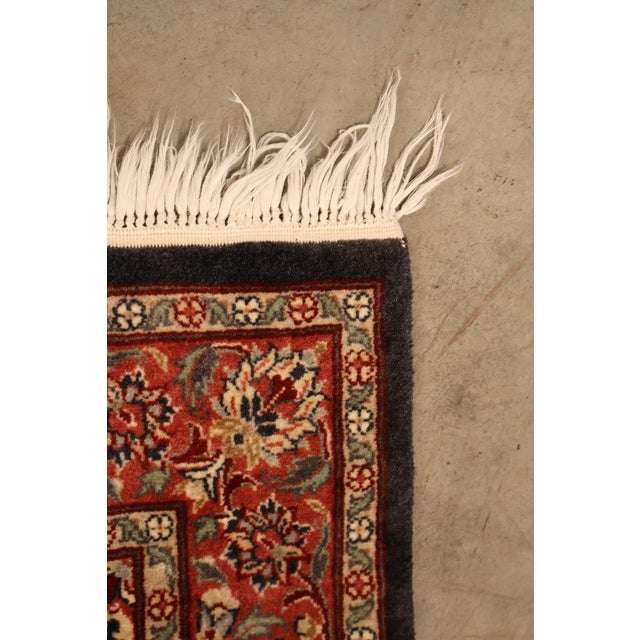 Persian Kashan Style Hand Tied Rug — 31" x 55" For Sale In Philadelphia - Image 6 of 18