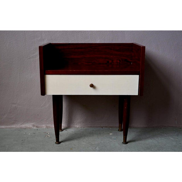 Vintage Bedside Table in Wood, 1960s For Sale - Image 11 of 11