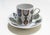 Rare 1960's Fornasetti Art/Design on Richard Ginori Fine Porcelain - Al Merito Cup and Saucer PIERO FORNASETTI "Al...