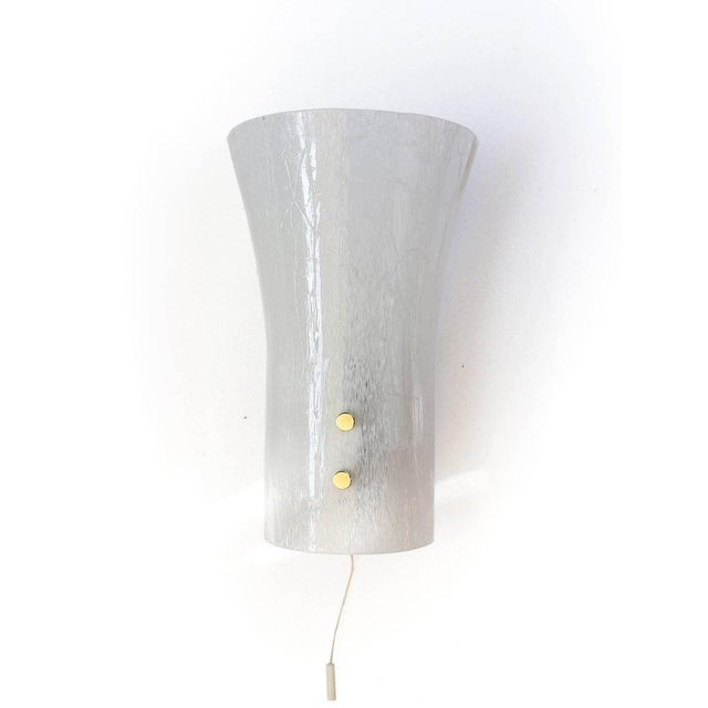 German Wall Sconces in Murano Glass & Nickel, 1960s, Set of 3 For Sale - Image 3 of 9