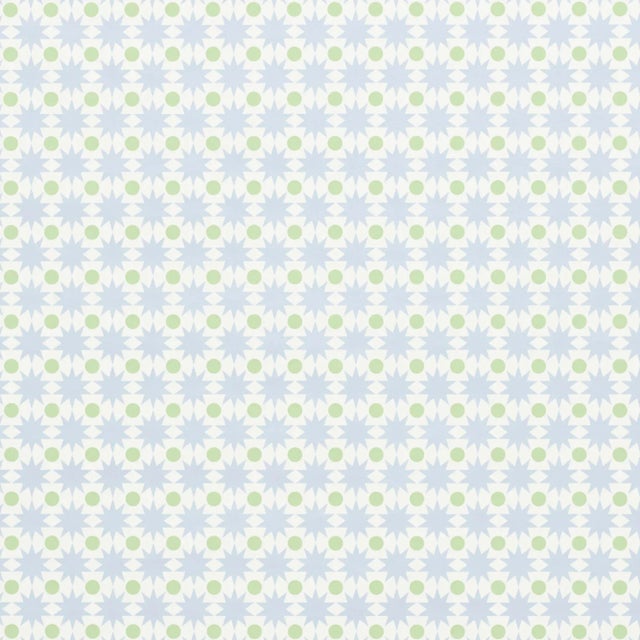 Contemporary Schumacher Cosmos Wallpaper in Sky For Sale - Image 3 of 4