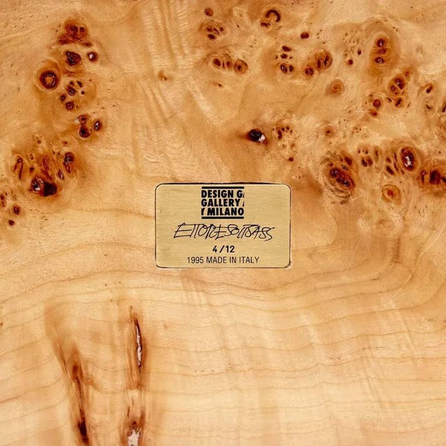 Brown Twenty-Seven Woods for a Chinese Artificial Flower Vase P by Ettore Sottsass For Sale - Image 8 of 13