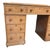 Wood Victorian Pine Pedestal Desk with Raised Gallery, 1880 For Sale - Image 7 of 10