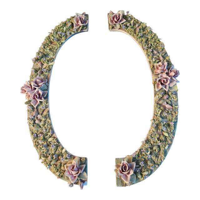 Vintage Capodimonte Floral Centerpiece - Centerpiece Enhancement For Sale