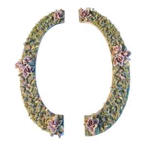Vintage Capodimonte Floral Centerpiece - Centerpiece Enhancement