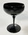 Black Vintage German Hand-Blown Black Crystal Goblets, Set of 7 For Sale - Image 8 of 9