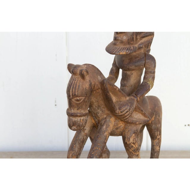19th Century Original 19th Century African Warrior Statue For Sale - Image 5 of 9