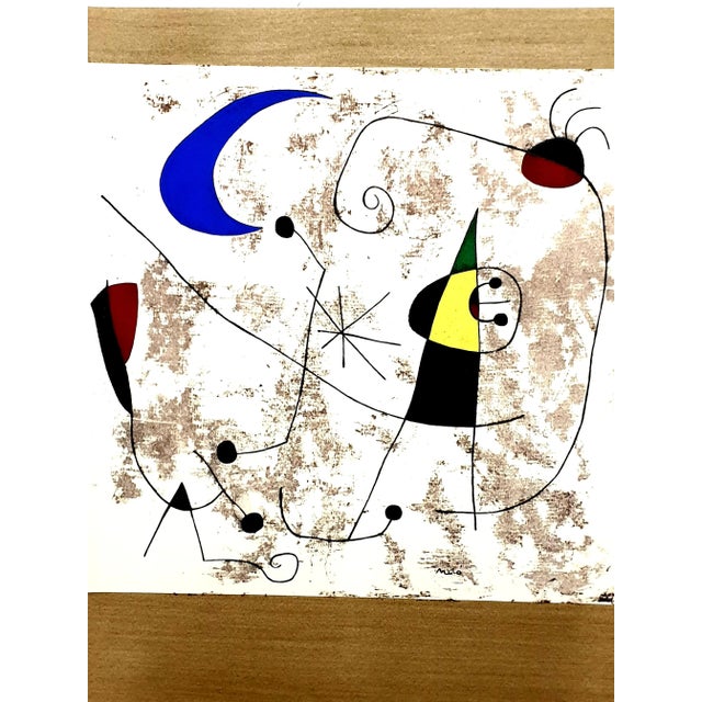 Joan Miro - Moon and Sun - Pochoir 1957 For Sale - Image 3 of 7