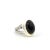 Late 20th Century David Yurman Albion Onyx Ring Size 8 Sterling Silver Estate For Sale - Image 5 of 10