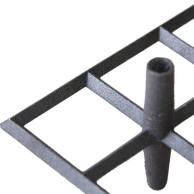 Black Vintage Danish Modern Jens Quistgaard Jhq 8 Light Iron Trivet Candelabra For Sale - Image 8 of 12