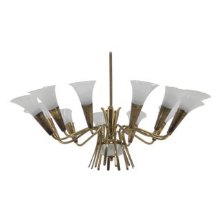 Expo 58 Brussels Chandelier attributed to Kamenicky Senov, 1958 For Sale