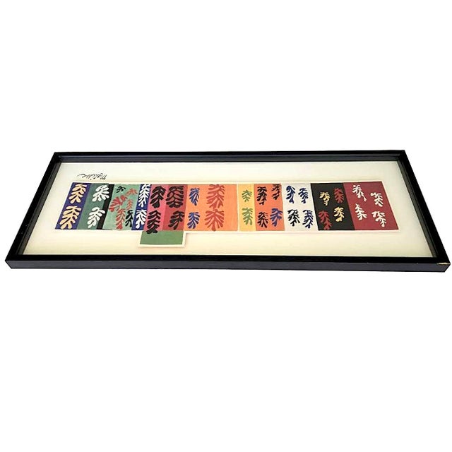 Vintage Henri Matisse "Les Velours" Print, 3-D Mounted in Shadow-Box Frame For Sale In Miami - Image 6 of 12