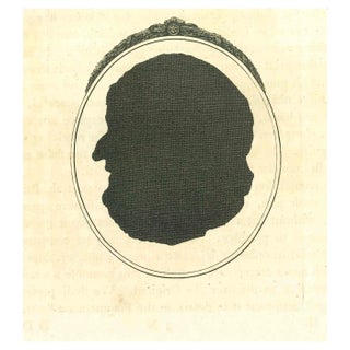 Thomas Holloway, The Profile, Original Etching, 18th Century For Sale