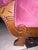 Vintage Pink Velvet Chaise Lounge / Fainting Couch For Sale In Los Angeles - Image 6 of 10