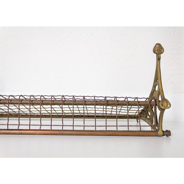 Antique Brass Train Rack Nswr New South Wales Railway 19th C Chairish