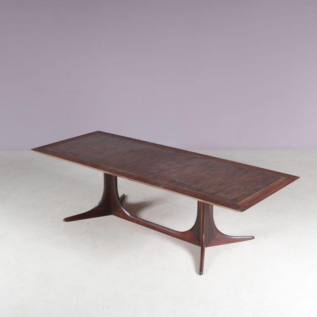 Wood & Copper Coffee Table, Denmark, 1960s For Sale - Image 5 of 10