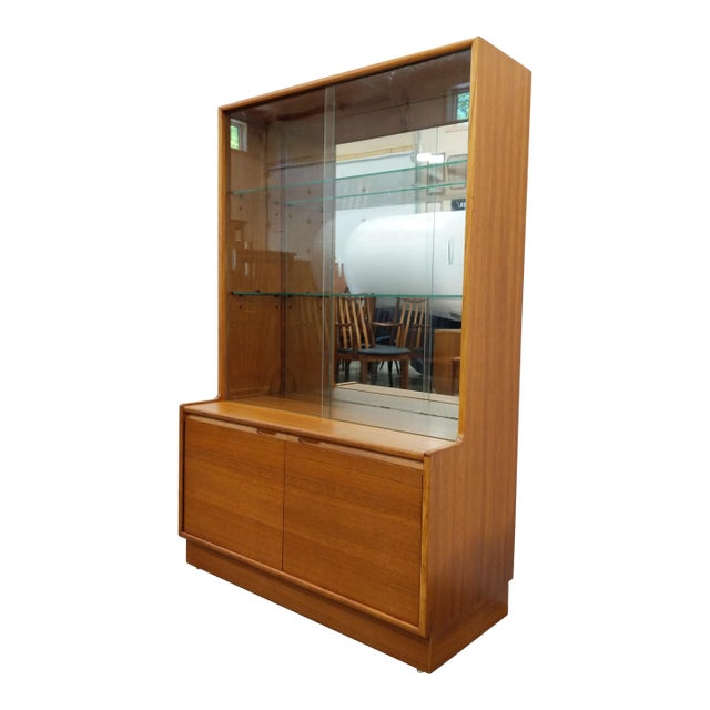 Vintage Mid Century Modern Teak Cabinet by Turnidge of London For Sale