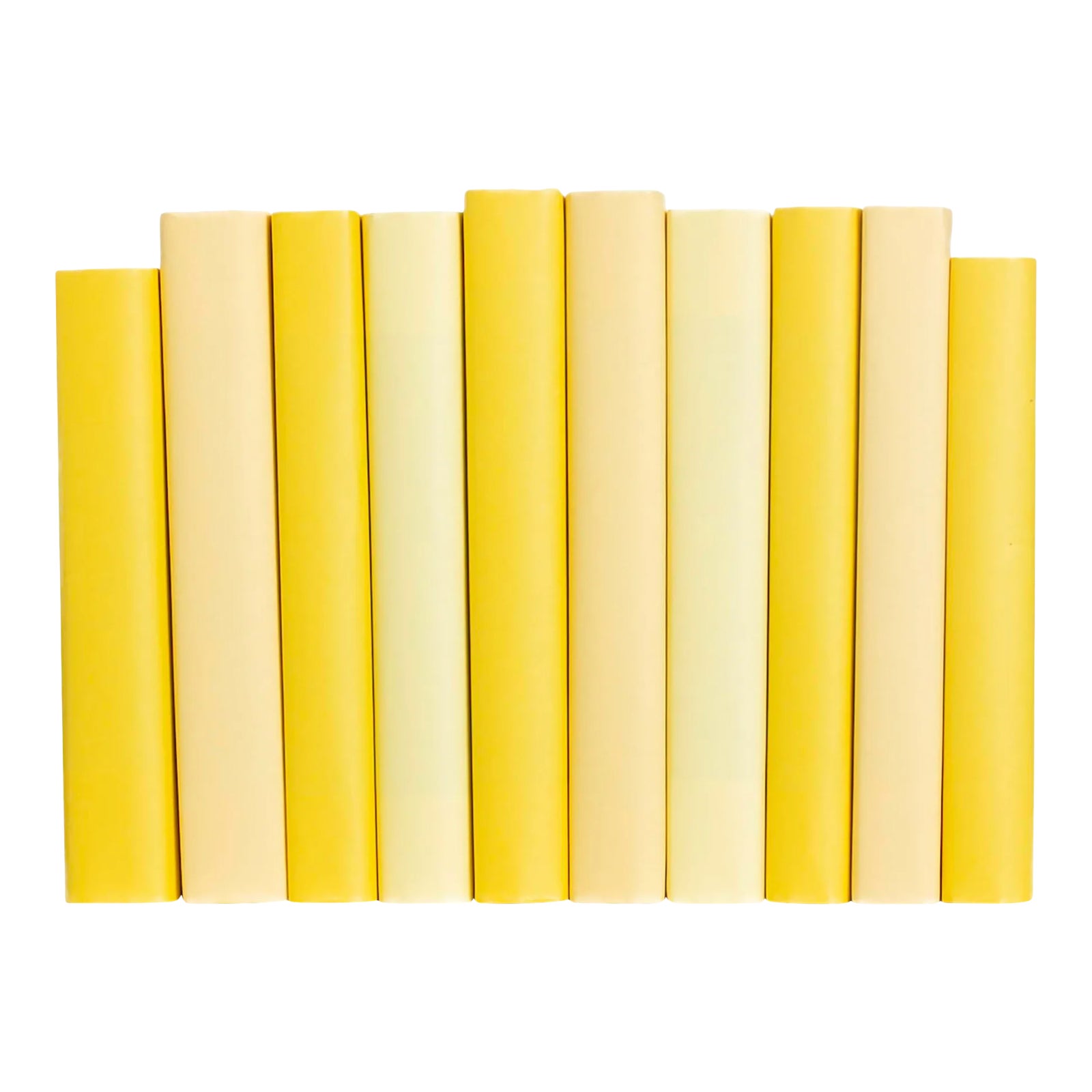 Decorative Books - Daffodil Paper Wrapped Book Bundle - 1 Foot of ...