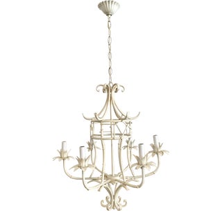 Pagoda Tole Chandelier For Sale