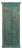 Antique Indian Carved Armoire | Turquoise Cabinet With Brass Stud Accents 80 For Sale
