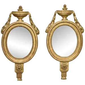 Italian Giltwood Mirrors, circa 1810 - a Pair