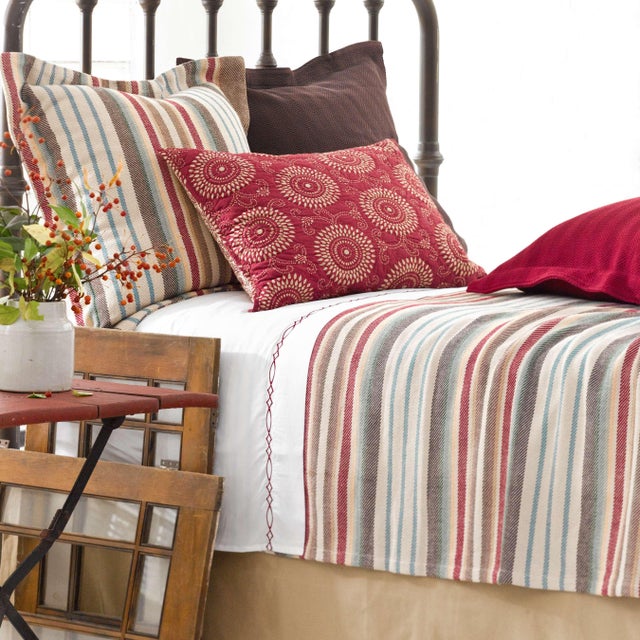 Pine Cone Hill Pine Cone Hill by Annie Selke Ranch Blanket, Twin For Sale - Image 4 of 5