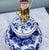 Blue & White Ginger Jar Lamp - 32" For Sale In New York - Image 6 of 8
