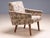 Mid-Century Upholstered Armchairs with Floral Fabric, Czechoslovakia, 1950s, Set of 2 For Sale - Image 4 of 6