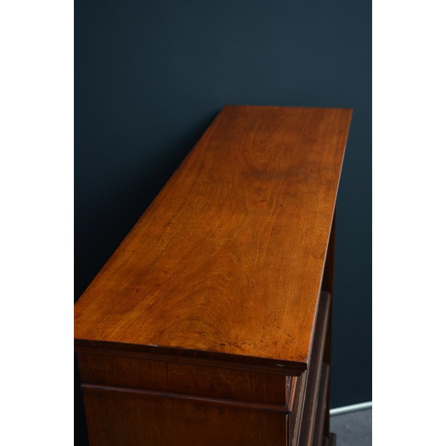 Antique Victorian Walnut Open Bookcase with Adjustable Shelves, 1880 For Sale - Image 3 of 18