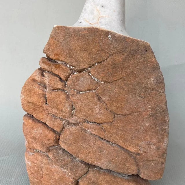 On Top It Is Bright Marble Sculpture by Tom Von Kaenel For Sale - Image 3 of 6