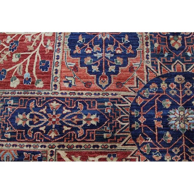 2010s Handwoven Bakhtiari Style Area Rug 10’4″ X 13’9″ For Sale In Dallas - Image 6 of 12