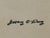 Ink drawing on paper Signed lower right Description “Sleeping Cat” captures Jerry O’Day’s gift for reducing form to its...