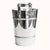 Silver Mid-Century Modern Silver Plated Champagne Cooler and Ice Bucket, 1950s For Sale - Image 8 of 8