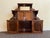 Brown Antique Victorian English Wall Cabinet or Hutch With Burled Wood For Sale - Image 8 of 11
