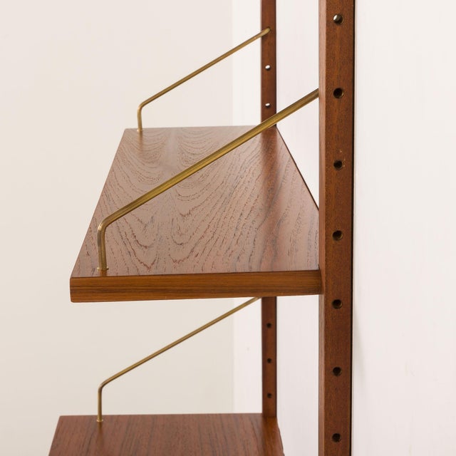 Wood Mid-Century Danish Shelving Unit, 1970s For Sale - Image 7 of 11