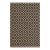 Modern Kilim Beige Black Wool Rug - 6'6" X 9'7" For Sale