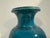 Ceramic Large Mid-Century Turquoise Ceramic Vase For Sale - Image 7 of 8
