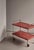 Functionalist Scandinavian Red Lacquered Steel Tube and Wood Serving Cart, 1930s For Sale - Image 17 of 18