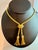 Contemporary 14k Solid Yellow Gold Adjustable Rope Lariat Slider Stopper Chain Y Necklace 53G For Sale - Image 3 of 18