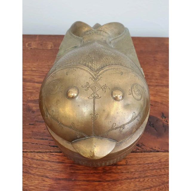 Infuse your space with charm and cultural intrigue with this rare 19th-century brass box, crafted in India around 1820 for...