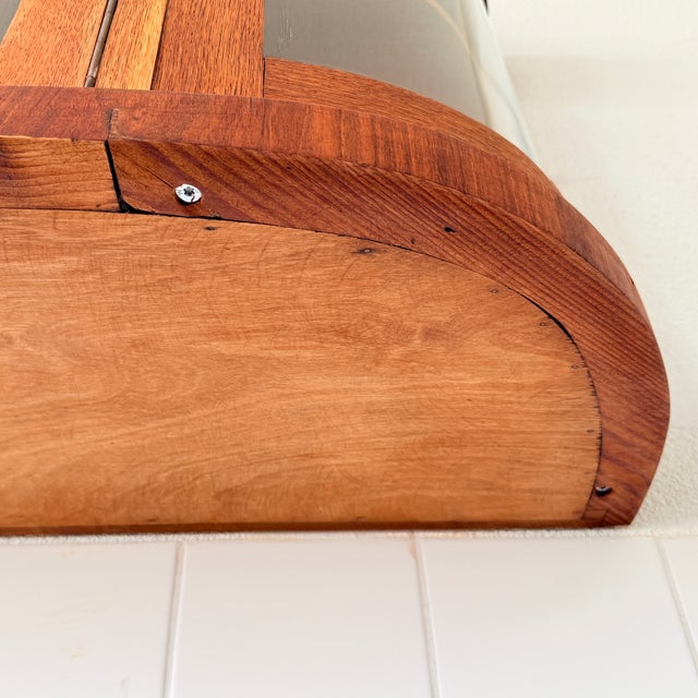 Brown Art Deco-Style Hanging Display Cabinet, 1930s For Sale - Image 8 of 16