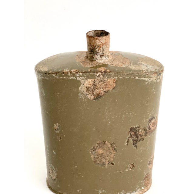 Olive 1943 Indian Military Canteen For Sale - Image 8 of 10