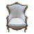 Late 19th Century French Salon Louis XV Style Bergere Chair For Sale